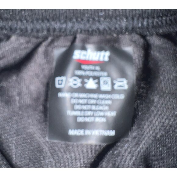 Youth XL Schutt Black Mesh Practice Football Jersey Polyester Athletic Wear - Picture 3 of 3